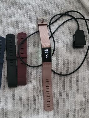 fitbit Charge 2 Fitness Tracker with Interchangeable Straps